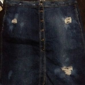 Jean skirt